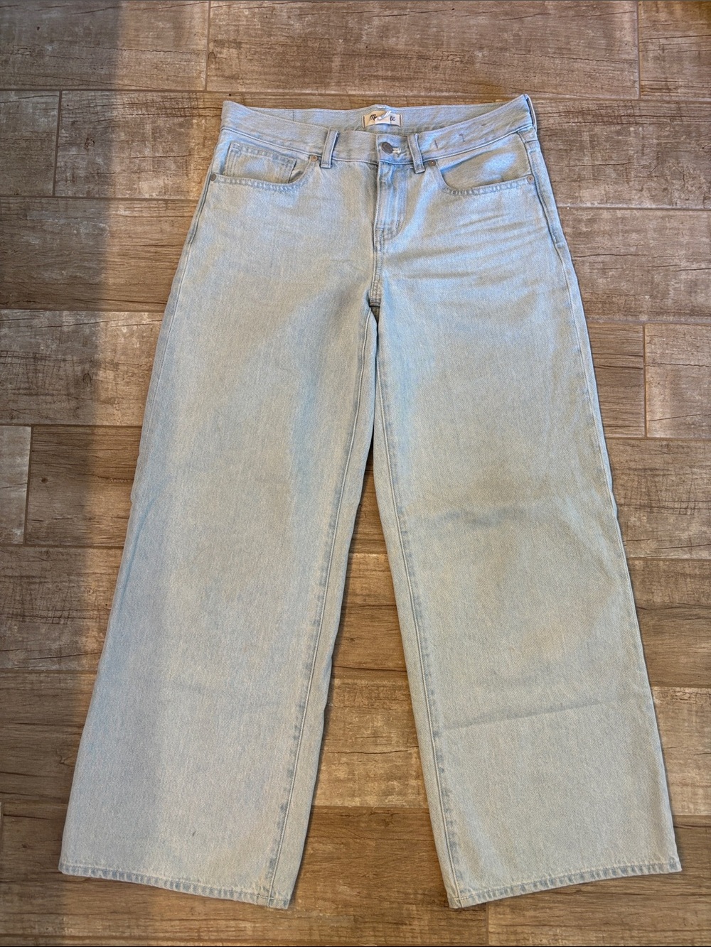 Madewell Low Rise Super Wide Leg Light Wash  Women’s Jeans